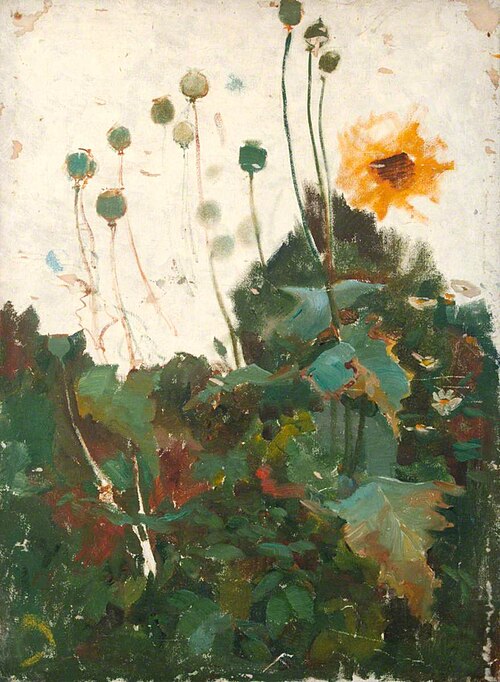 Flowers and Poppy Heads, , Benjamin Haughton