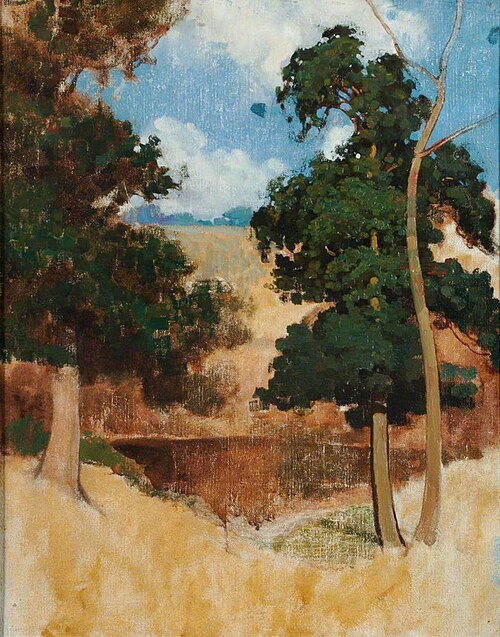 Trees in a Cornfield, , Benjamin Haughton