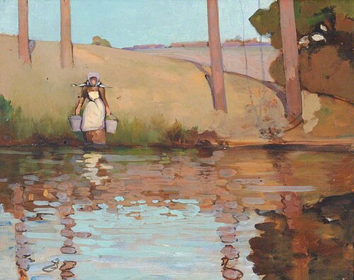 Collecting Water, Doctor's Pond, Summerhill, , Benjamin Haughton