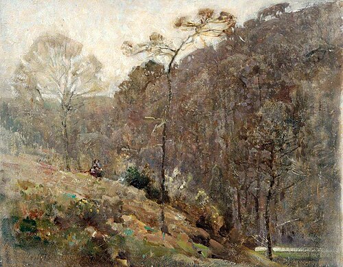 In Churchill Wood, North Devon, , Benjamin Haughton