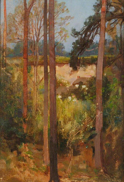 Trees in a Quarry, , Benjamin Haughton