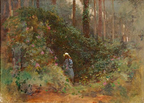 The Rhododendron Wood, Betty in Strete Raleigh Wood, , Benjamin Haughton