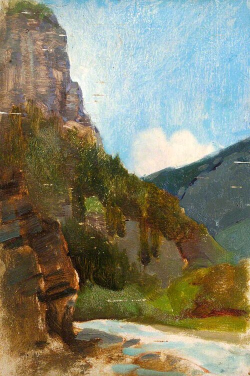Mountain Scene, , Benjamin Haughton