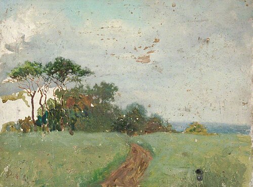 Trees in a Field, , Benjamin Haughton