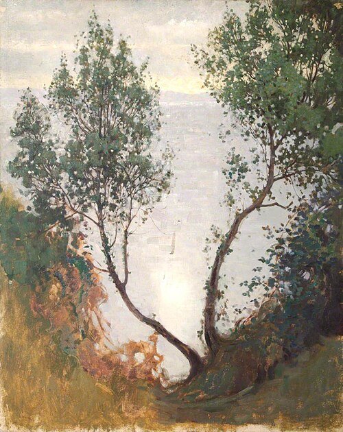Lake and Trees, , Benjamin Haughton