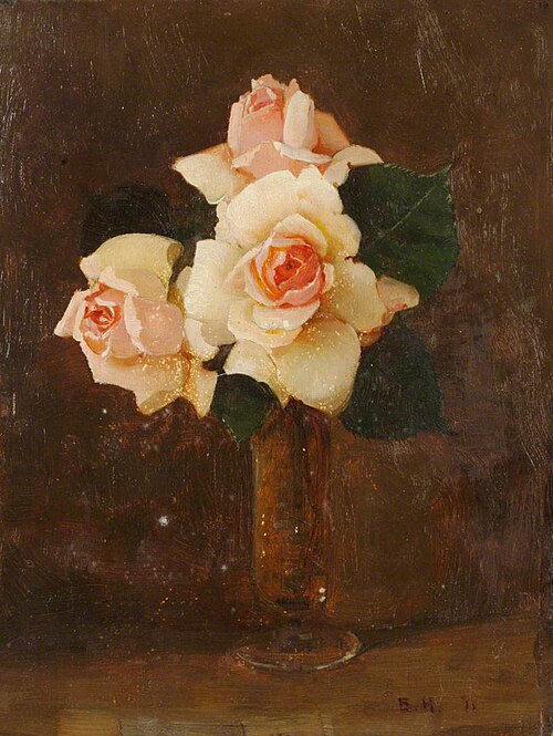 Vase of Roses, , Benjamin Haughton