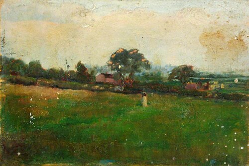 Fields and Village, , Benjamin Haughton