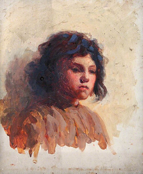 Girl's Head, , Benjamin Haughton