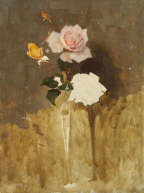 Vase of Roses, , Benjamin Haughton