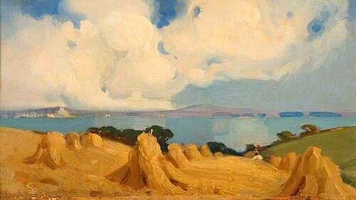 Mounts Bay, Cornwall, 1920, Benjamin Haughton