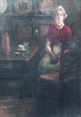 Apres la Demande en Mariage, 1909, Benjamin Liepman Prins