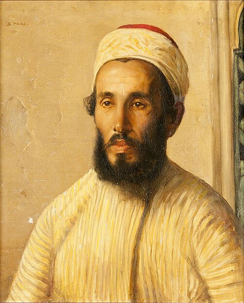 Portret van de heer Chichou, Tiberias, 1900, Benjamin Liepman Prins