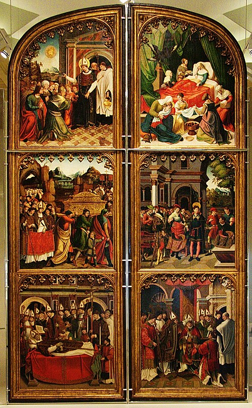 Retaule de Sant Eloi dels argenters, 1526, Pere Nunyes