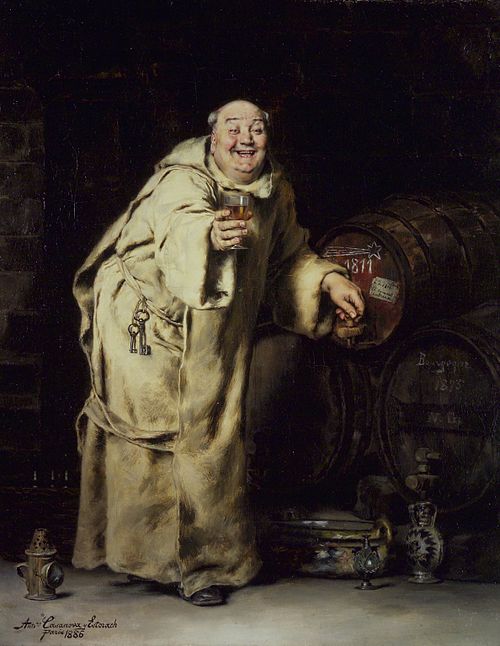 Monk Testing Wine, 1886, Antonio Casanova y Estorach