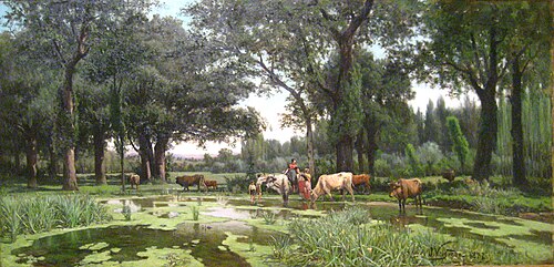 Summer Bloom, 1877, Joaquim Vayreda i Vila