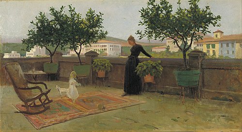 Terrace, 1891, Joaquim Vayreda i Vila