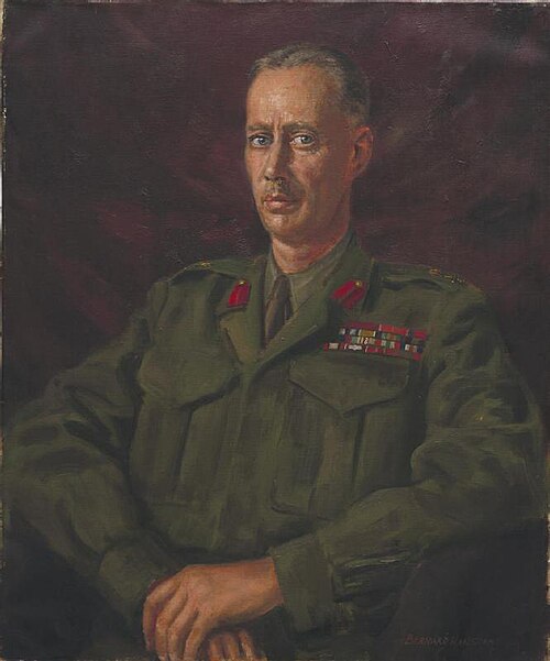 Lieutenant General Sir Miles Dempsey (1896–1969), KCB, KBE, DSO, MC, 1945, Bernard Hailstone