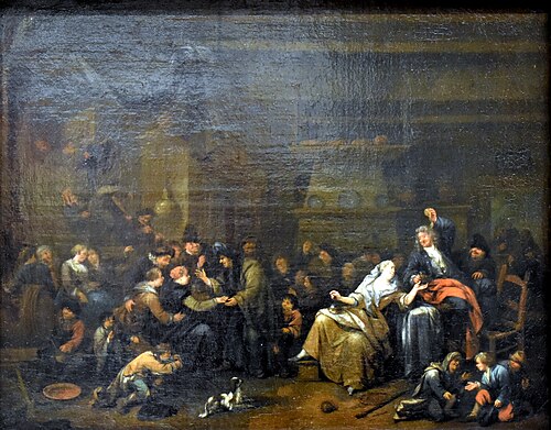 Scène d'auberge, 1650, Bernardus van Schendel