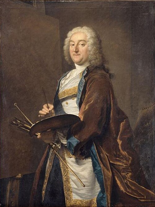 Jean-François de Troy (1679-1752), peintre, 1734, Joseph Aved