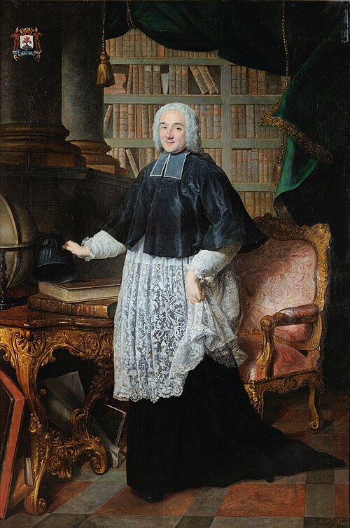 Portrait of the abbot Dieudonné Chaumont de la Galaisière  (1708–1768), 1738, Joseph Aved
