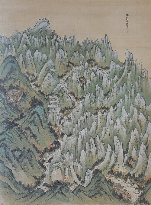 Geumgang in autumn, , Jeong Seon