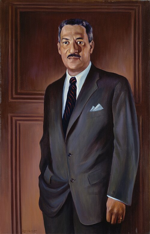 Thurgood Marshall, 1956, Betsy Graves Reyneau