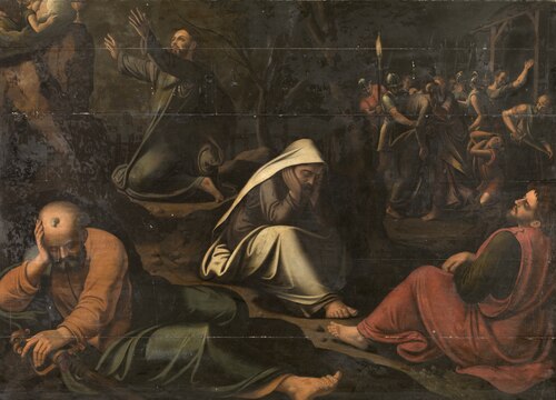 Christ in the Garden of Gethsemane, 1565, Lambert van Noort