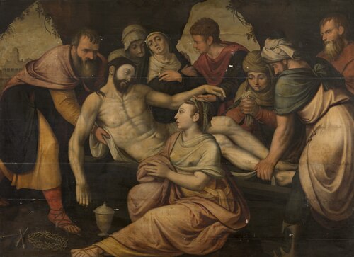 Christ's Entombment, 1565, Lambert van Noort