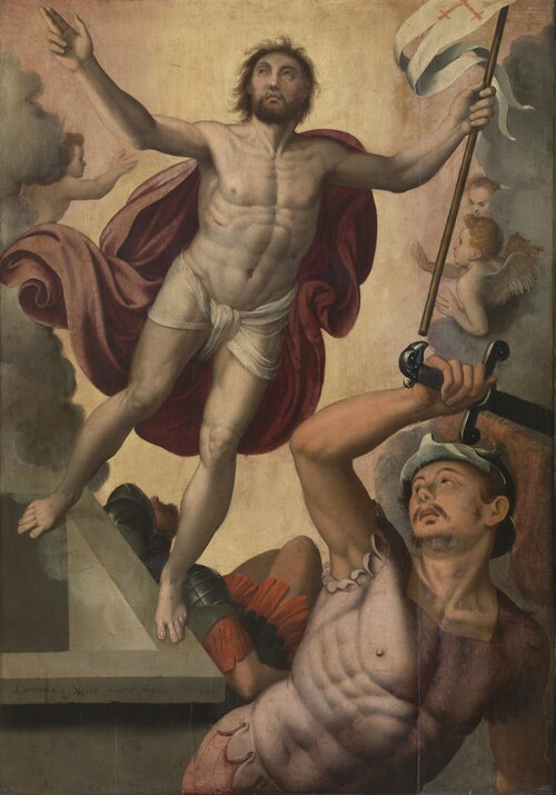 Resurrection of Christ, 1565, Lambert van Noort