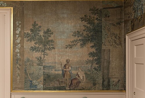 Wall Hanging of an Italianate Landscape, 1786, Biagio Rebecca
