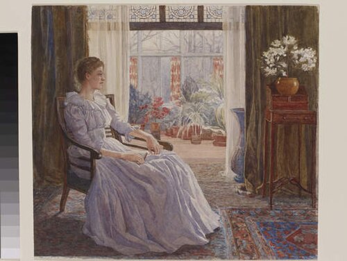 The Sitting Room, 1887, Myra Bunce