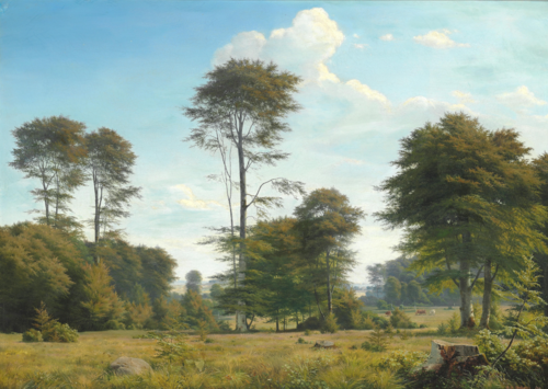 Landscape at Rungsted., 1864, Anders Andersen-Lundby