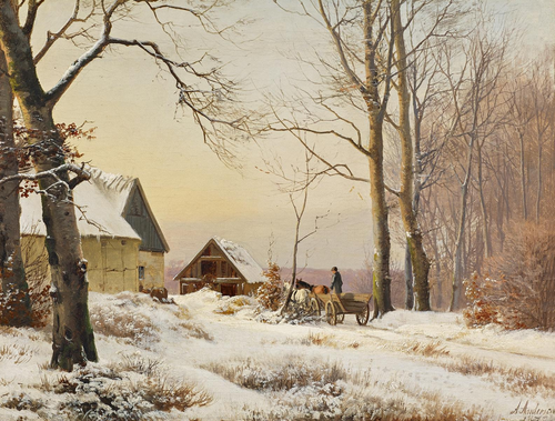 Coming home., 1872, Anders Andersen-Lundby