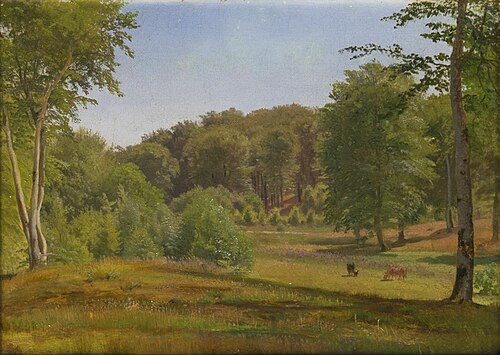 Idyllic countryside., 1874, Anders Andersen-Lundby