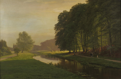 A walk in the park., 1876, Anders Andersen-Lundby