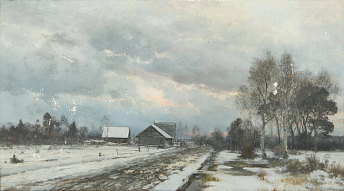 Winterscape., 1891, Anders Andersen-Lundby