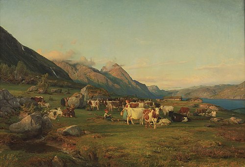 Høyfjellsbilde, 1864, Anders Monsen Askevold