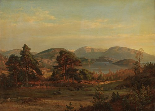 Høyfjellsbilde, Paris, 1865, Anders Monsen Askevold