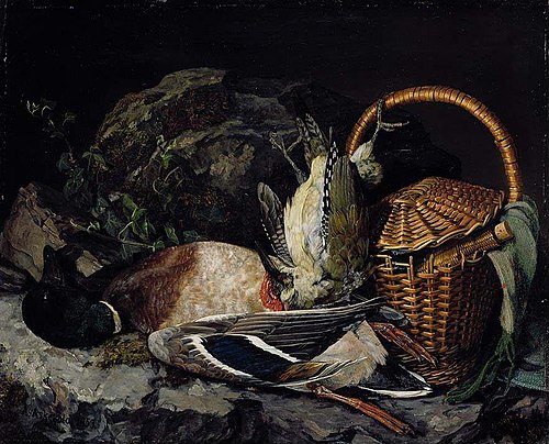 Stilleben, 1853, Anders Monsen Askevold