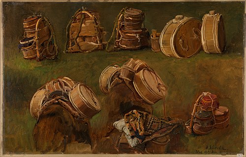 Study of Pack Saddles and other Objects, 1883, Anders Monsen Askevold