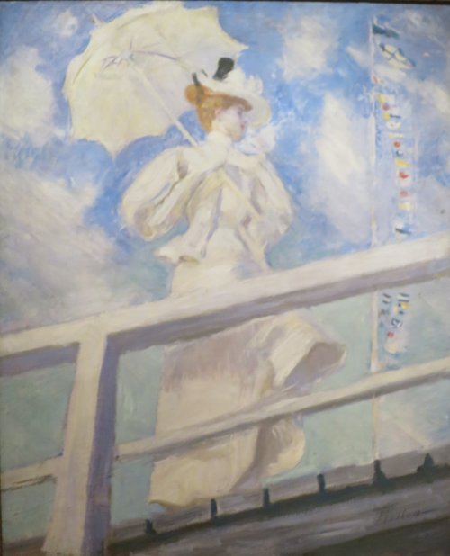 Dame en blanc, 1895, Paul César Helleu