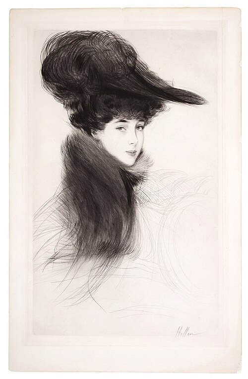 Portrait Of Consuelo Vanderbilt, , Paul César Helleu