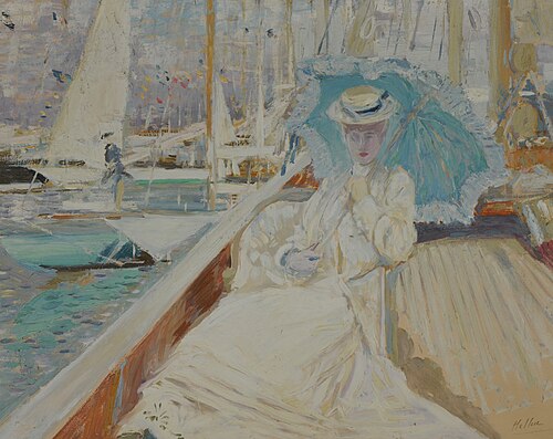 En bateau, 1950, Paul César Helleu