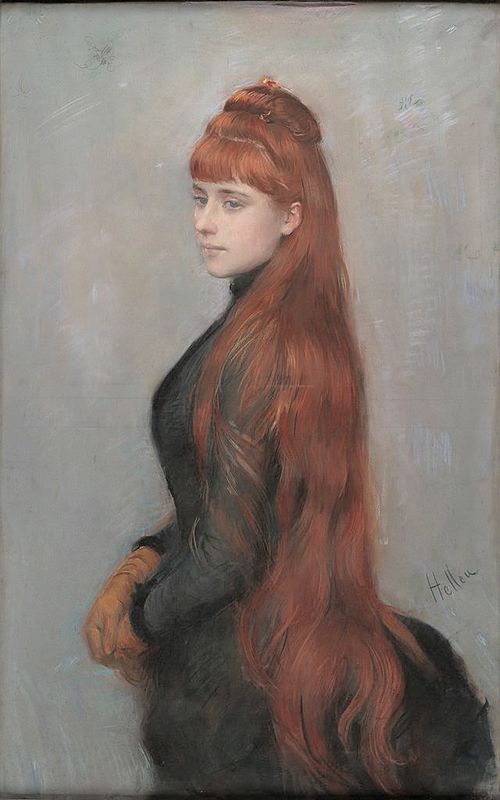 Portrait Mademoiselle Alice Guérin, 1900, Paul César Helleu