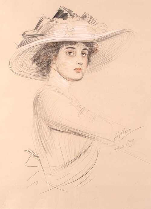 Portrait de femme, 1909, Paul César Helleu