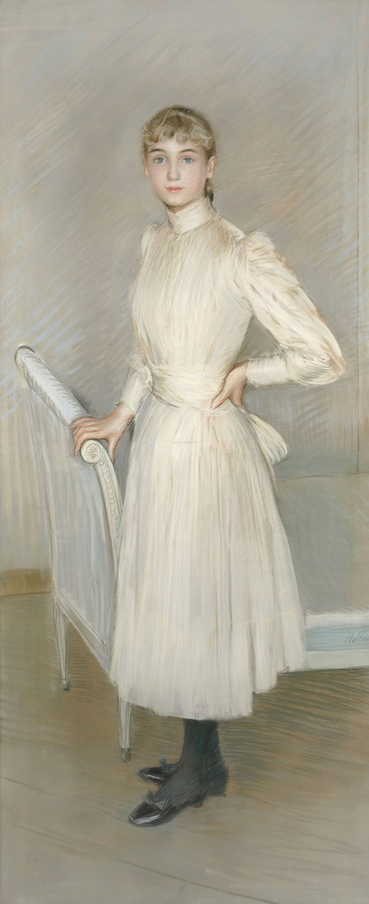 Portrait de jeune fille, 1900, Paul César Helleu