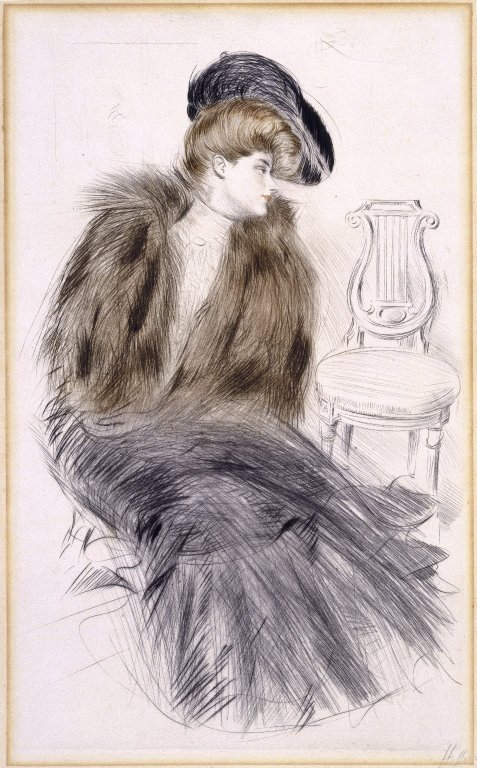 Woman Seated, 1895, Paul César Helleu