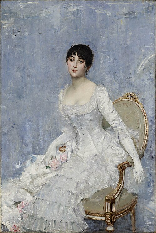 Young Lady in White, , Paul César Helleu