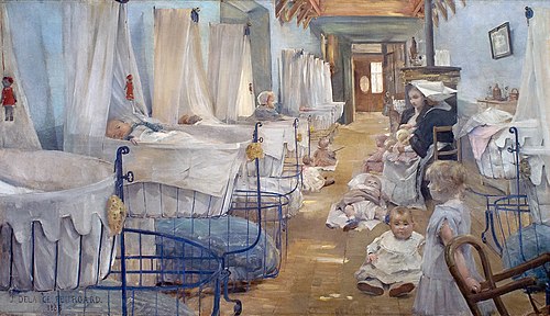 Les berceaux, 1888, Julie Delance-Feurgard