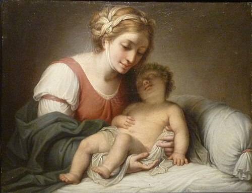 The Virgin with the Sleeping Child, 1790, Andrea Appiani